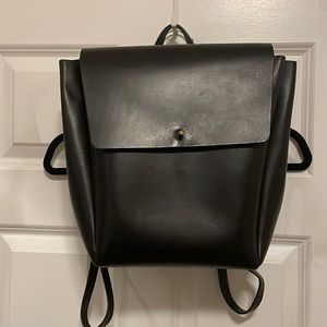 Aritzia Auxilary Leather Structured Backpack